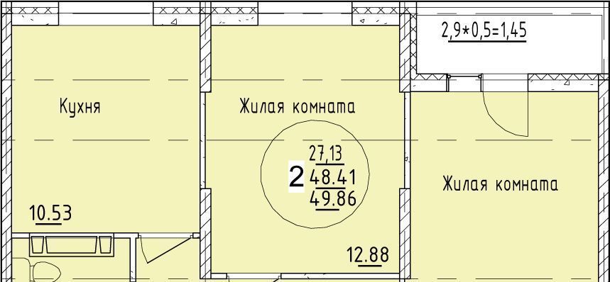 квартира г Краснодар р-н Карасунский Новознаменский ДНТ, ул. Дальневосточная фото 3