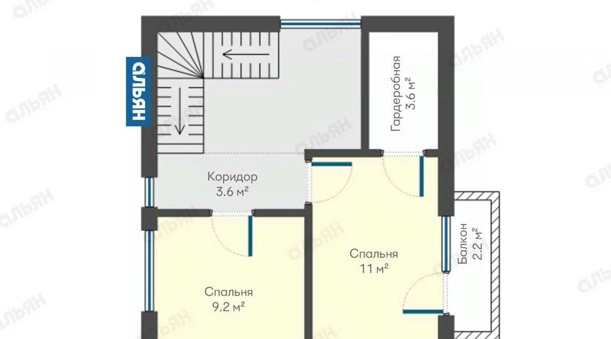 дом р-н Симферопольский п Айкаван тер. ТСН Агростроевец ул Мира 56 Трудовское с/пос фото 18