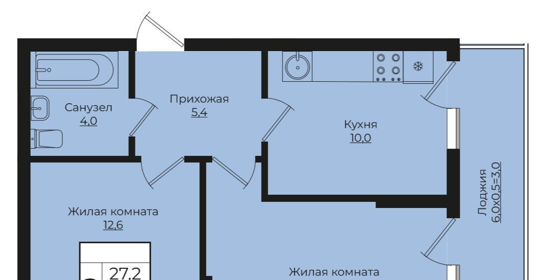 квартира г Краснодар р-н Прикубанский ул Античная фото 1