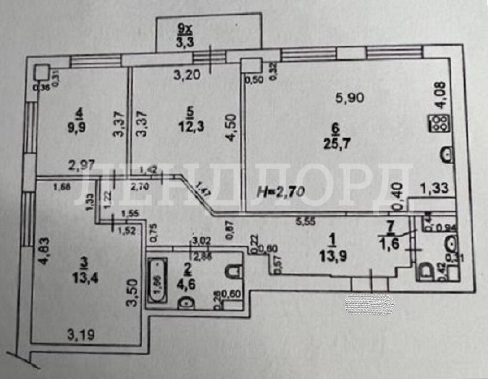 квартира г Ростов-на-Дону ул Закруткина 61 фото 16