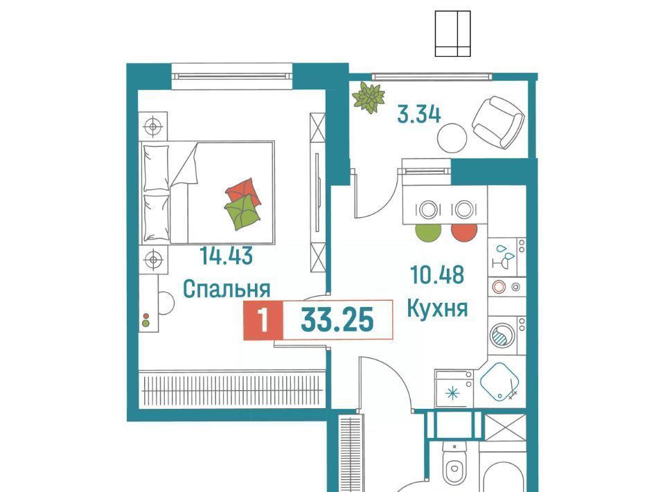 квартира р-н Всеволожский г Мурино ул Екатерининская 18/3 Девяткино фото 1