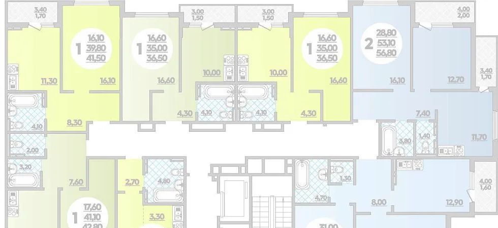 квартира г Краснодар р-н Прикубанский ул Героев-Разведчиков 17к/1 фото 2