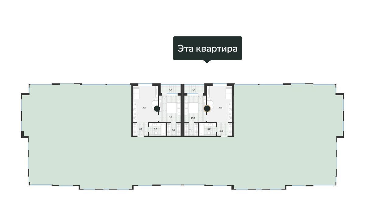 квартира г Тюмень р-н Калининский ул Ямская 1/9 159с фото 2