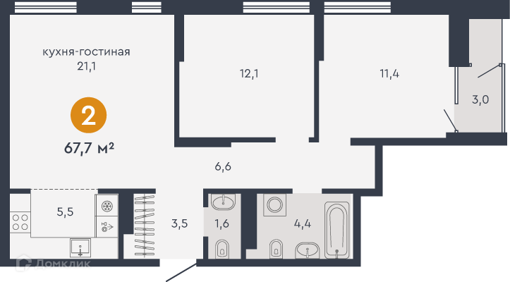 квартира г Екатеринбург Екатеринбург, Александровская улица, 3А, муниципальное образование фото 1