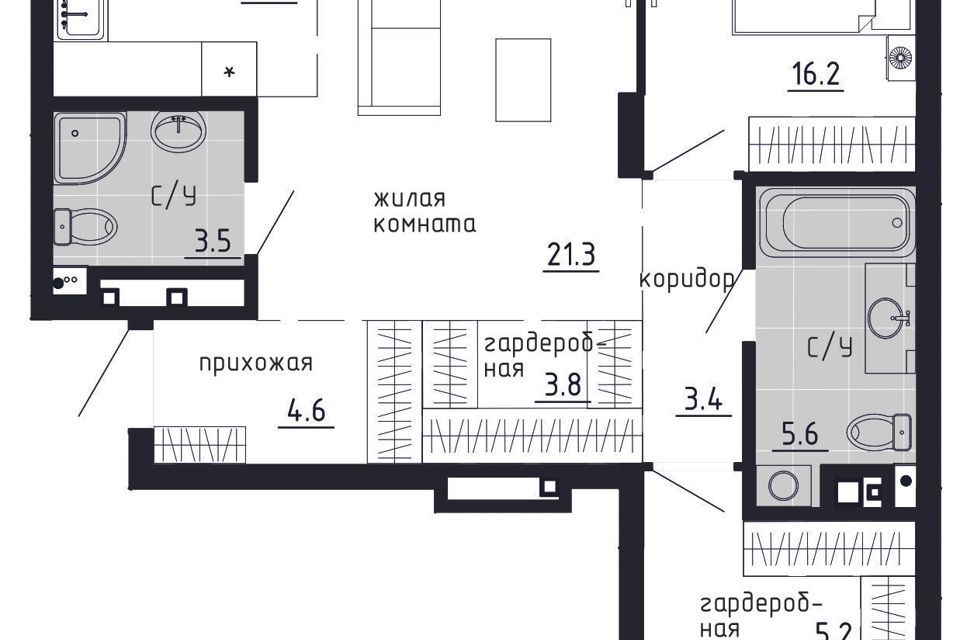 квартира г Пермь ул Газеты Звезда 5 городской округ Пермь фото 1