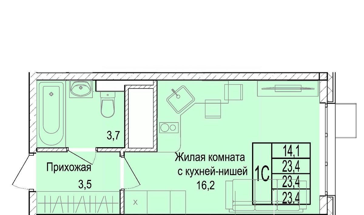 квартира г Мытищи ул Медицинская 2а Медведково фото 1