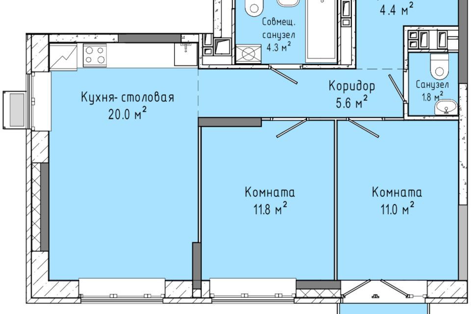 квартира г Ижевск ул Ленина 97а городской округ Ижевск фото 1