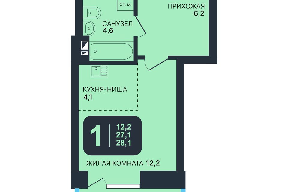 квартира г Новосибирск ул Гаранина 33/4 городской округ Новосибирск фото 1