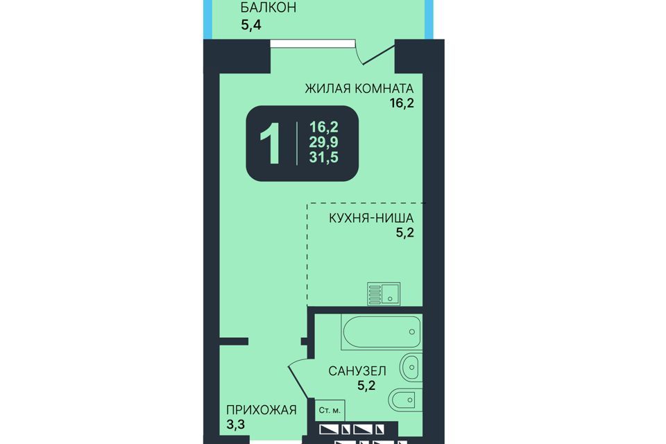 квартира г Новосибирск ул Гаранина 33/4 городской округ Новосибирск фото 1
