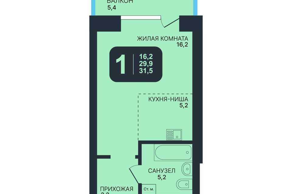 квартира г Новосибирск ул Гаранина 33/4 городской округ Новосибирск фото 1