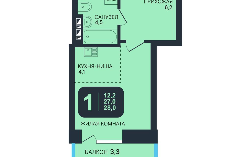 квартира г Новосибирск ул Гаранина 33/4 городской округ Новосибирск фото 1