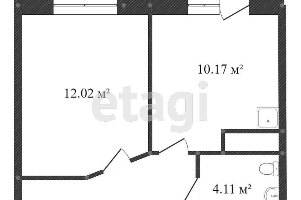 квартира г Тобольск 15-й микрорайон, 35, Тобольский район фото 9