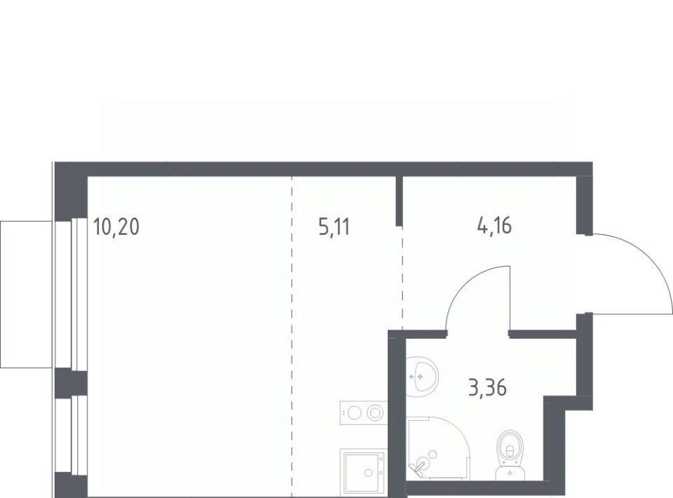 квартира г Москва п Кокошкино Кокошкино, № 37 кв-л фото 1