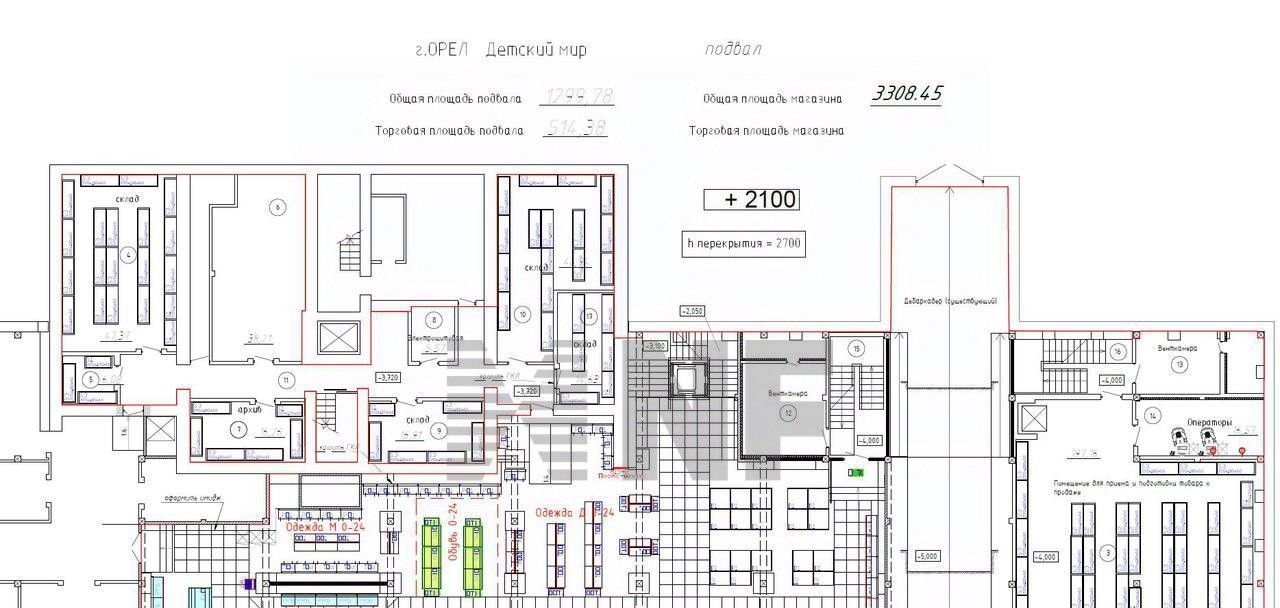 торговое помещение г Орел р-н Заводской ул Комсомольская 260 фото 2