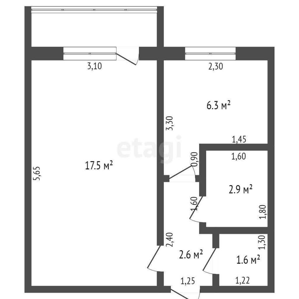 квартира г Березовский пр-кт Ленина 33 фото 19