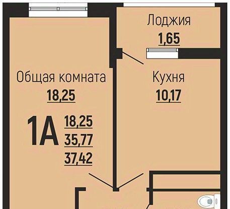 квартира г Краснодар р-н Прикубанский Славянский микрорайон ул Заполярная 39/8 фото 1