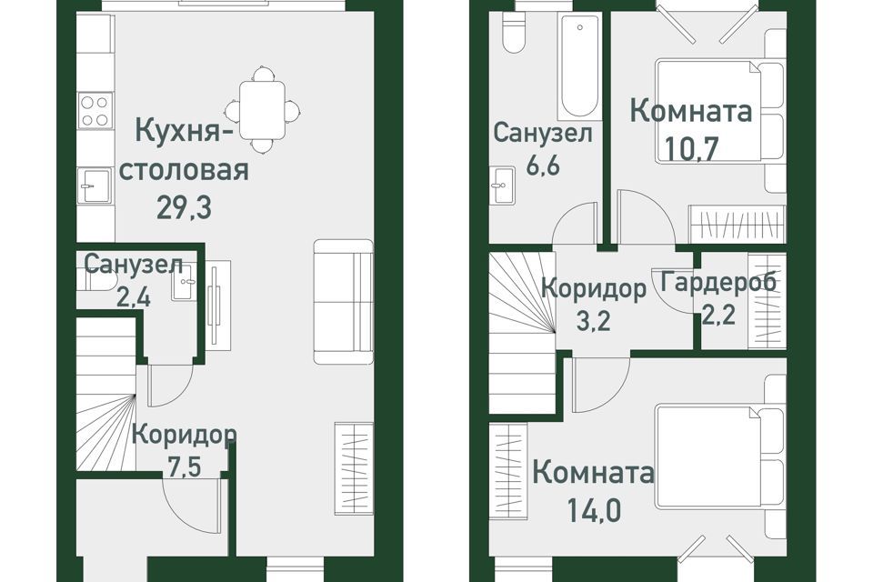 квартира р-н Сосновский п Западный б-р Цветной фото 1