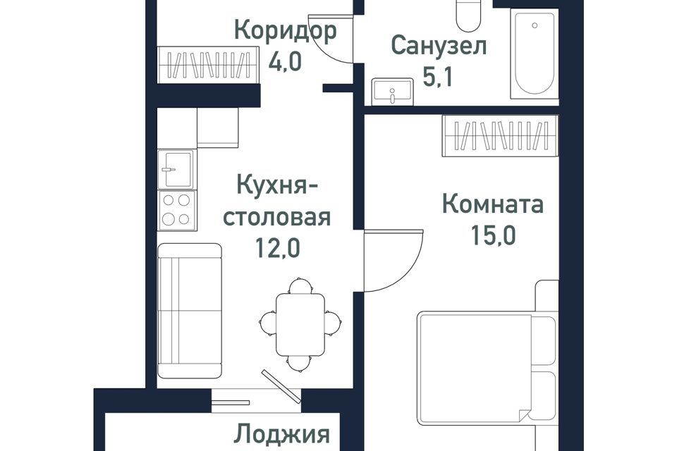 квартира р-н Сосновский п Западный ул Просторная фото 1