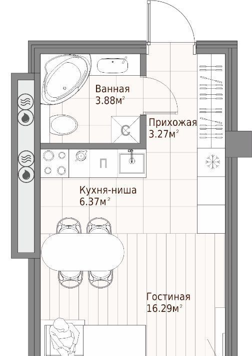 квартира г Казань Суконная слобода ул Качалова фото 2