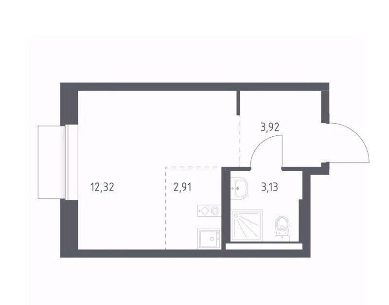 квартира г Москва п Кокошкино д Санино ЖК Новое Внуково метро Рассказовка к 27 фото 1