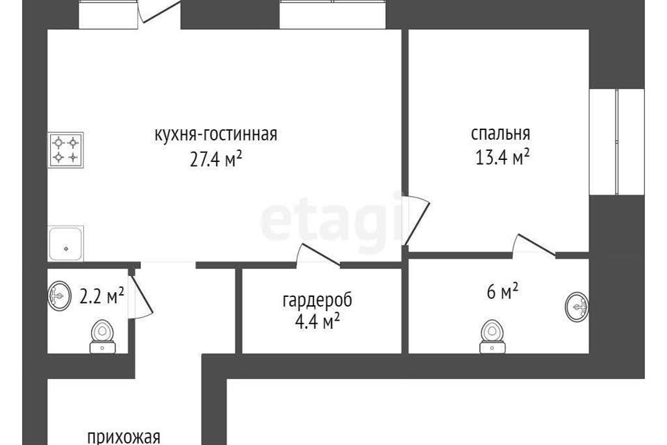 квартира г Красноярск ул Партизана Железняка 48и городской округ Красноярск фото 9