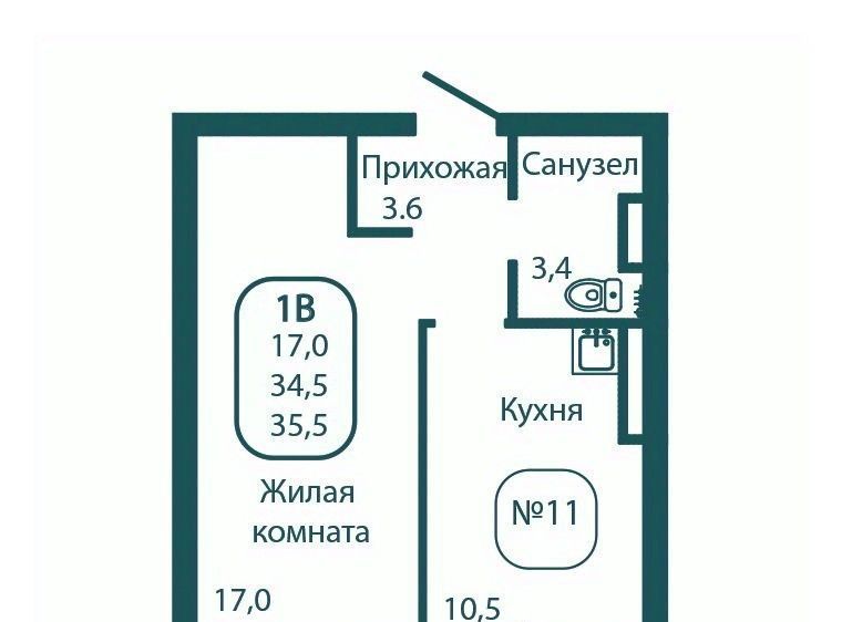 квартира городской округ Солнечногорск рп Андреевка ЖК «Андреевка» 4 Зеленоград — Крюково фото 1