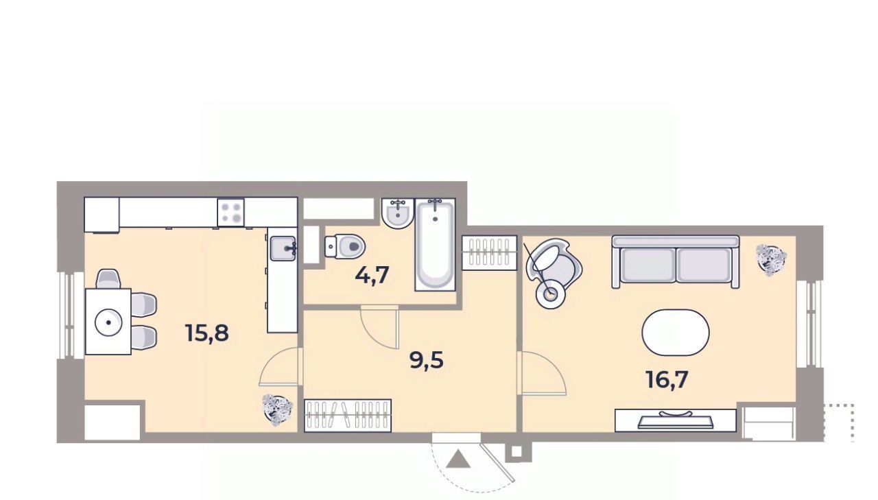 квартира г Москва метро ЗИЛ ул Автозаводская 23с/120 фото 1