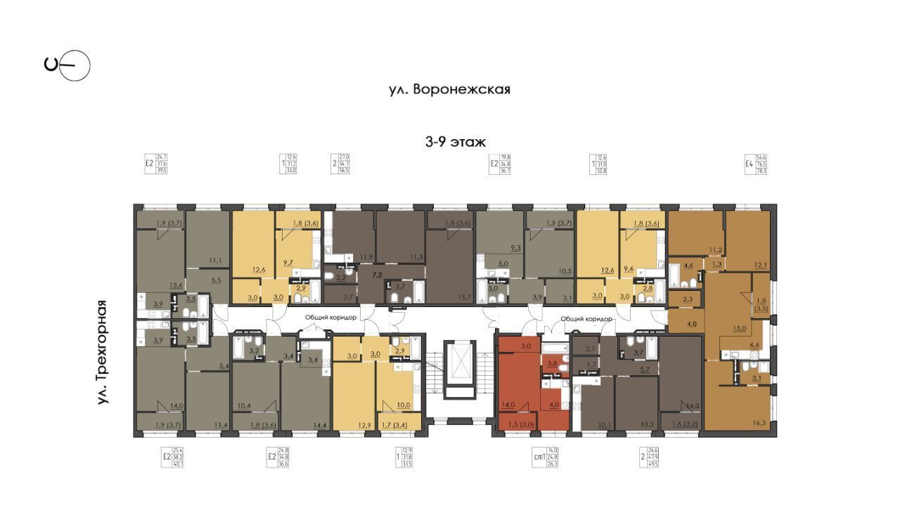 квартира г Хабаровск р-н Краснофлотский ул Воронежская 159 фото 4