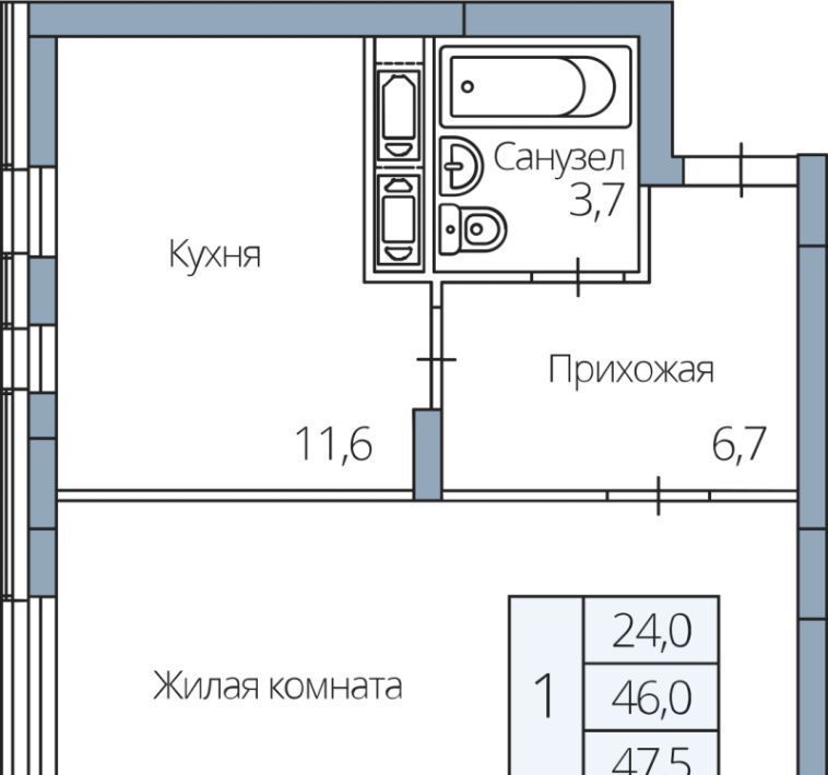 квартира г Воронеж р-н Центральный ул Березовая роща 4ак/2 фото 1