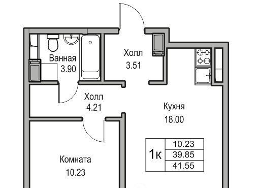 квартира г Санкт-Петербург ул Ивинская 1к/1 Беговая фото 1