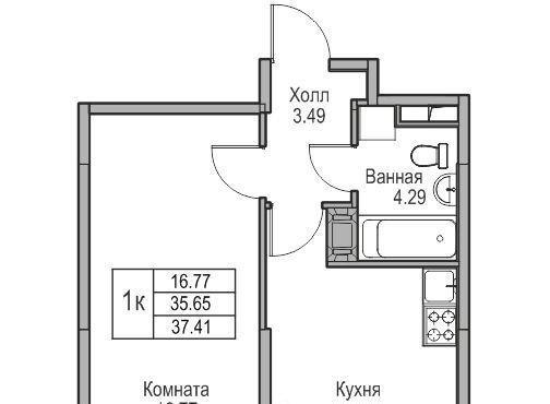 квартира г Санкт-Петербург ул Ивинская 1к/4 Беговая фото 1