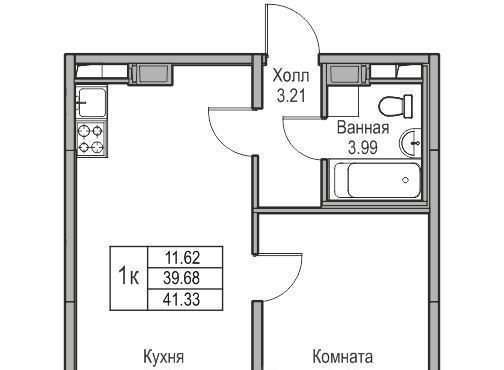 квартира г Санкт-Петербург ул Ивинская 1к/4 Беговая фото 1