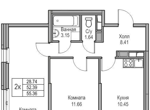 квартира г Санкт-Петербург ул Ивинская 1к/4 Беговая фото 1