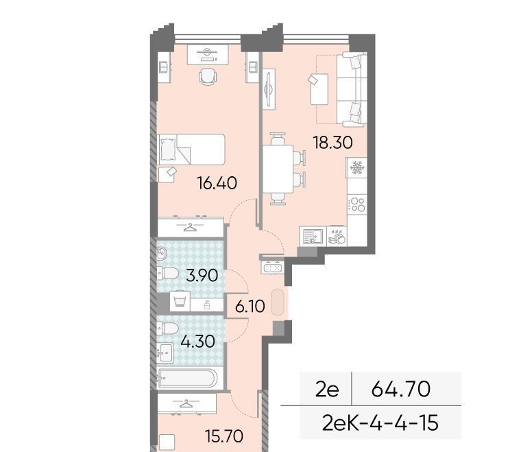 квартира г Москва метро Калужская ЖК «Обручева 30» 40-й кв-л, к 1 фото 1