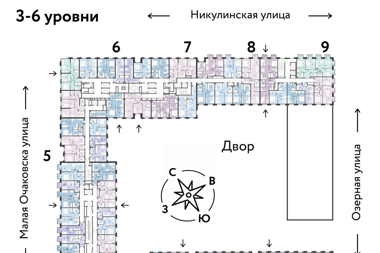 квартира г Москва метро Озерная ул Озёрная 42с/7 фото 3