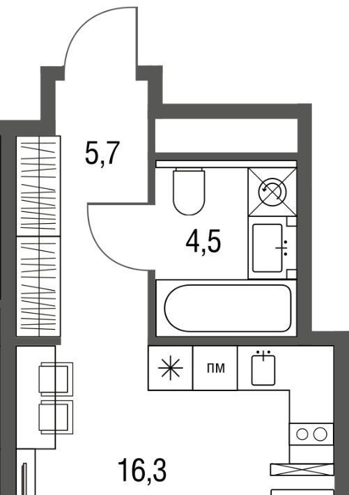 квартира г Москва метро Бульвар Рокоссовского ул Тагильская 4к/1 фото 1