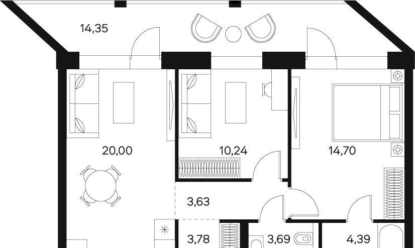 квартира г Москва метро Тульская ул Автозаводская 26 фото 1