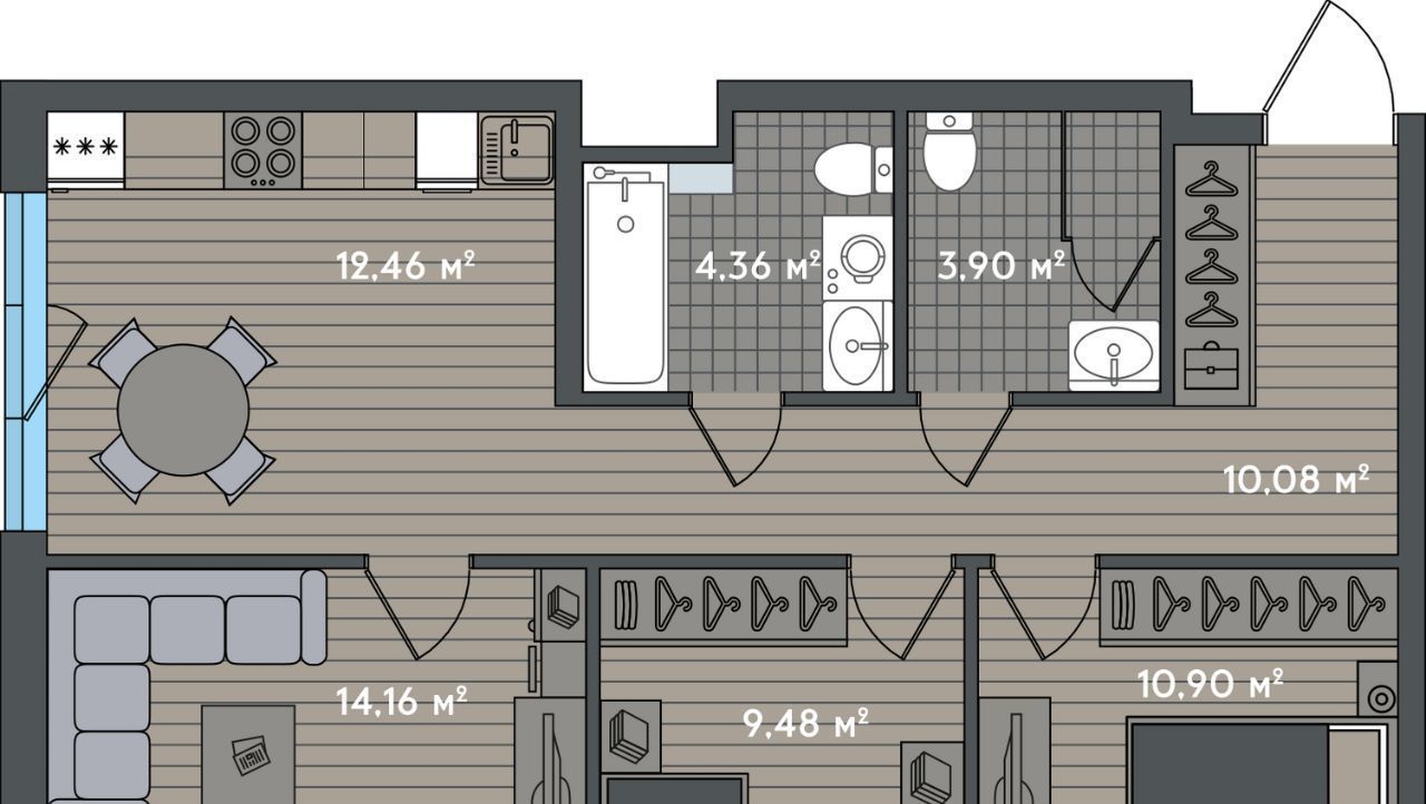 квартира г Москва метро Зорге ул Зорге 9ак/1 фото 1