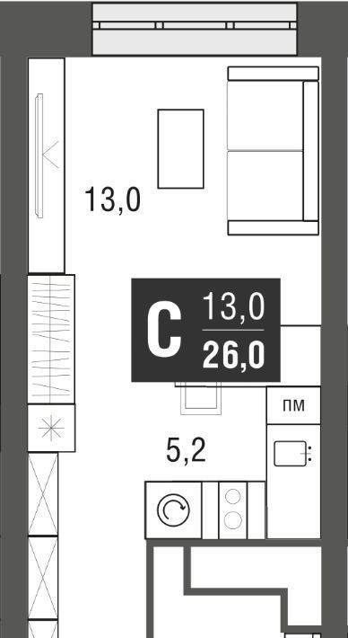 квартира г Москва метро Свиблово проезд Серебрякова 11/13к 1 фото 1