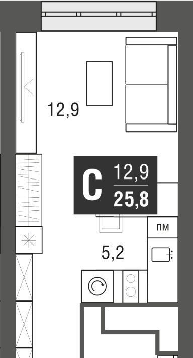 квартира г Москва метро Свиблово проезд Серебрякова 11/13к 1 фото 1