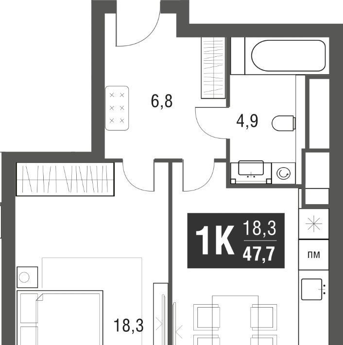 квартира г Москва метро Свиблово проезд Серебрякова 11/13к 1 фото 1