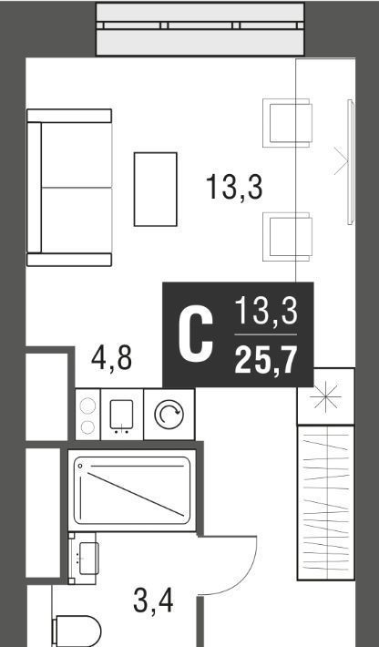 квартира г Москва метро Свиблово проезд Серебрякова 11/13к 1 фото 1