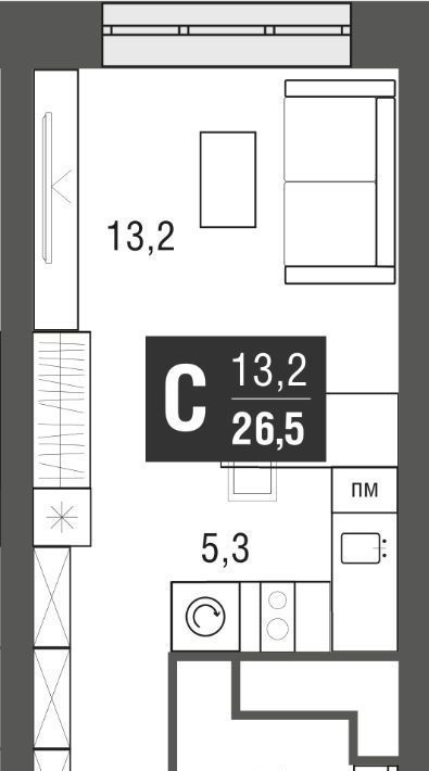 квартира г Москва метро Свиблово проезд Серебрякова 11/13к 1 фото 1