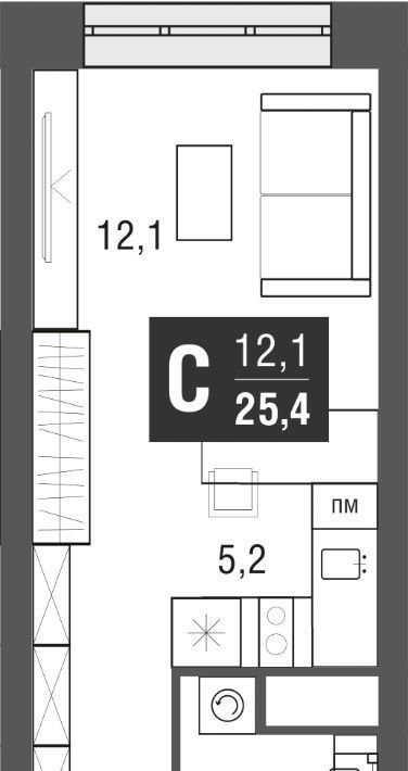 квартира г Москва метро Свиблово проезд Серебрякова 11/13к 1 фото 1