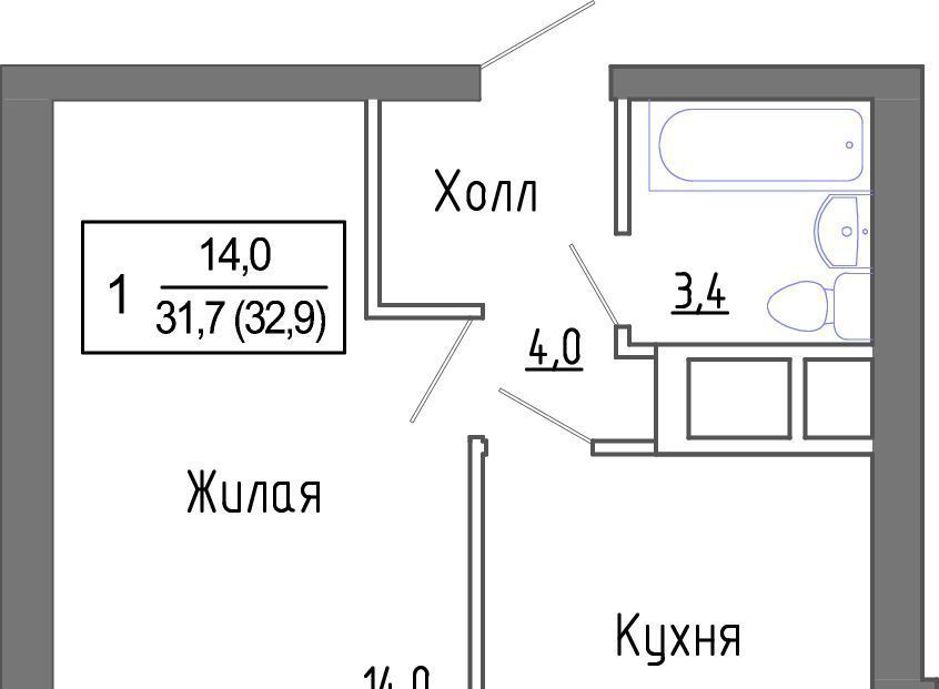 квартира городской округ Красногорск д Сабурово Аникеевка, За Митино жилой комплекс, к 17 фото 1