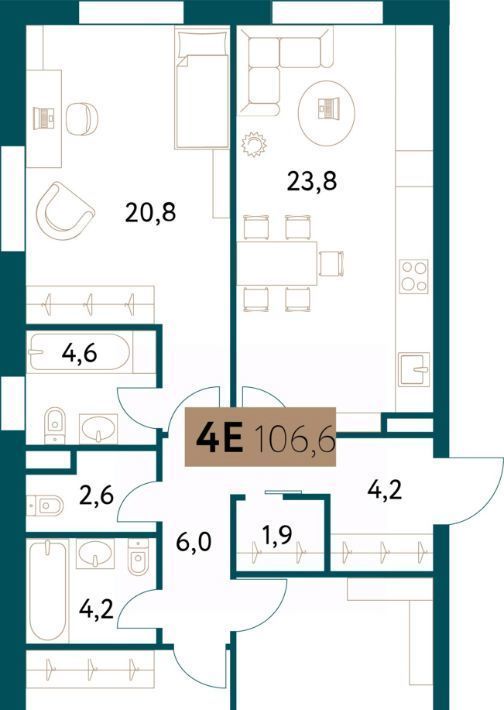 квартира г Москва метро Раменки ул Винницкая 8к/2 фото 1