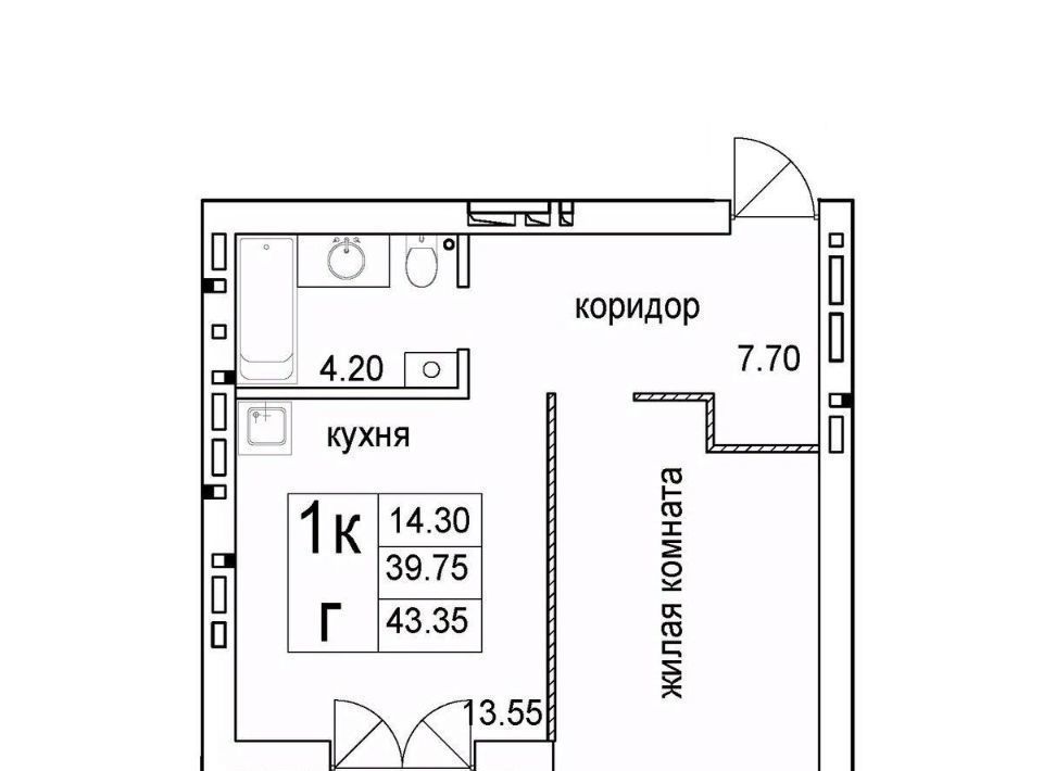 квартира г Новосибирск Речной вокзал фото 1