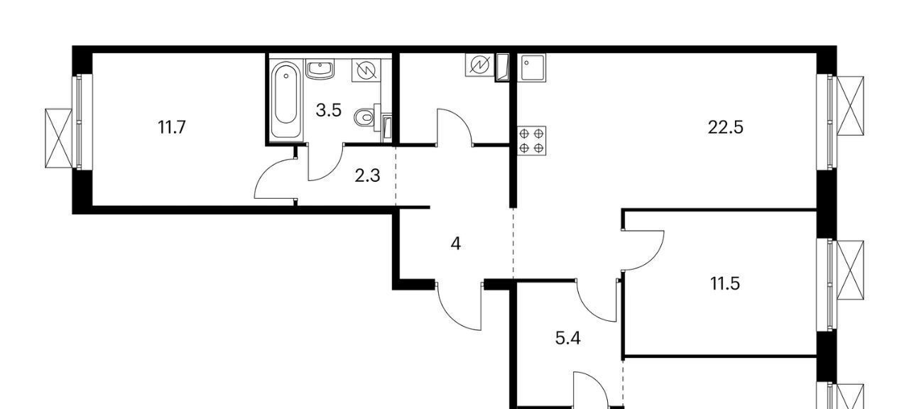 квартира г Москва метро Улица Скобелевская ш Варшавское 282к/1 фото 1