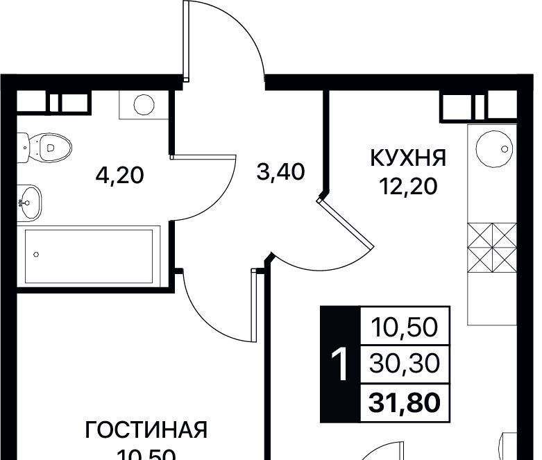 квартира г Ростов-на-Дону р-н Первомайский пр-кт Шолохова фото 1