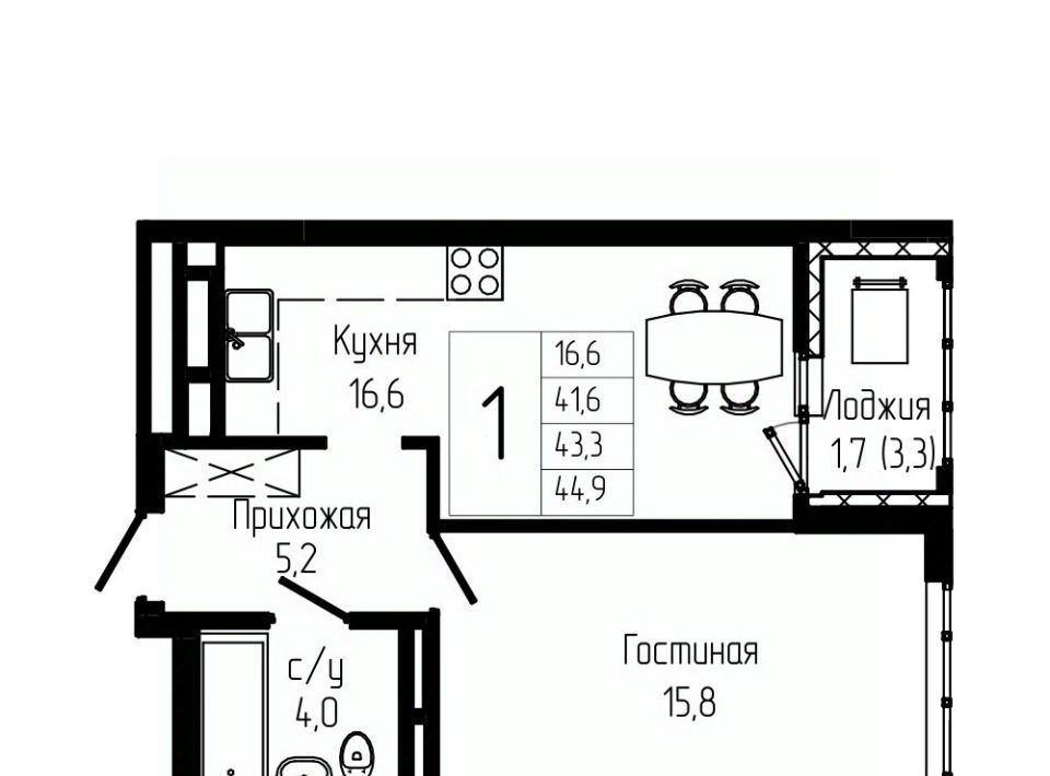 квартира г Уфа р-н Октябрьский Глумилино жилрайон фото 1